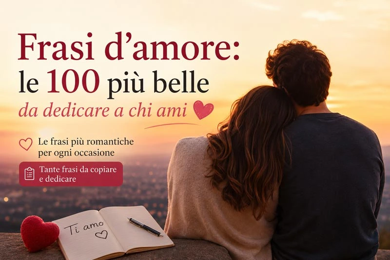 Frasi d amore da dedicare