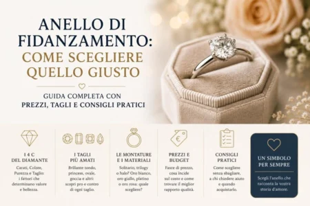 Anello di fidanzamento come scegliere quello giusto - guida completa con prezzi, tagli e consigli pratici