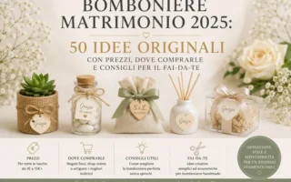 Bomboniere matrimonio 2025 50 idee originali (con prezzi, dove comprarle e consigli per il fai-da-te)