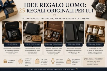 Idee regalo uomo 25 regali originali per lui - dallo sposo al testimone, per ogni budget e occasione