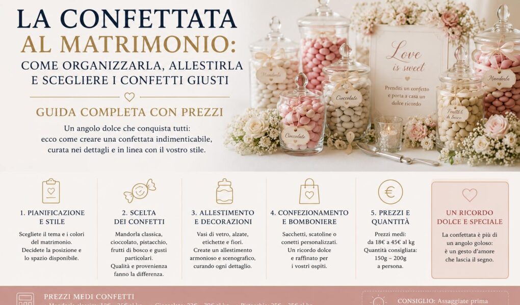 La confettata al matrimonio