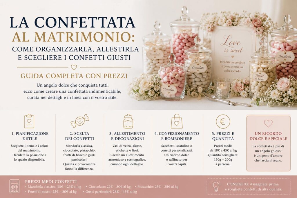 La confettata al matrimonio