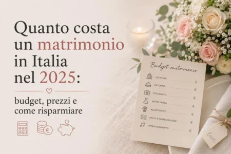 Quanto costa un matrimonio in Italia